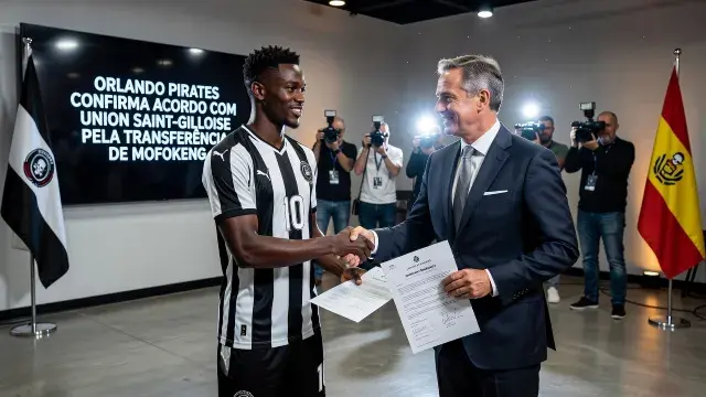 Orlando Pirates confirma acordo com o Union Saint-Gilloise pela transferência de Mofokeng