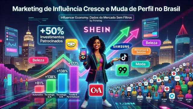 Marketing de Influência Cresce e Muda de Perfil no Brasil